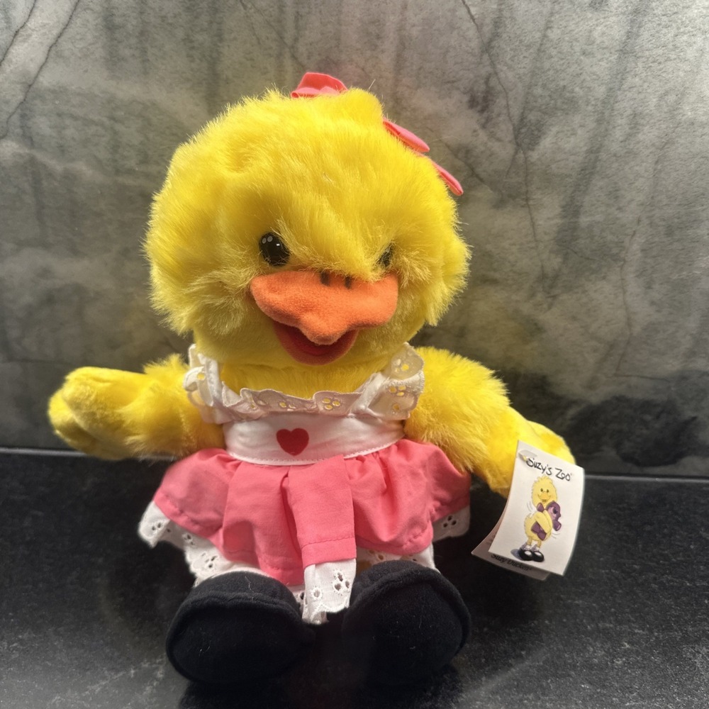 Suzy's Zoo Suzy Ducken Girl Duck 14"‎ Plush w/Tags Complete Original Outfit VTG